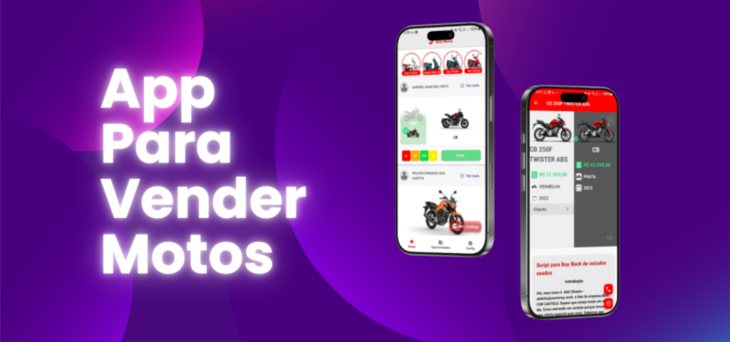 Venda mais com um App exclusivo para Motos